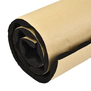 Material insonorizant auto adeziv reliefat, dimensiune 80cm x 50cm x 15mm, culoare Neagra - Img 2