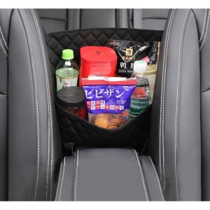 Organizator scaun auto de tip sacosa, 27 x 39cm, culoare neagra - Img 6