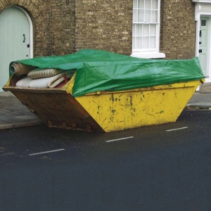 Prelata Impermeabila cu ochiuri metalice de prindere, dimensiune 6,0m x 8,0m, densitate 120g/m2, culoare verde - Img 2