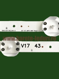 barete led LG 43 UJ 670V, 43LJ614V, 43LJ624V