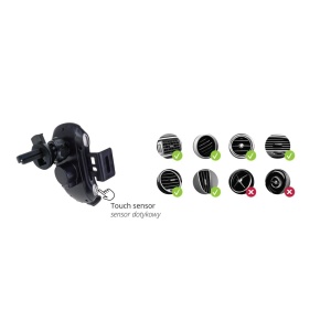 Suport auto inteligent pentru telefon cu incarcare wireless PHW-02 - Img 3