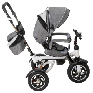 Tricicleta si Carucior pentru copii Premium TRIKE FIX V3 culoare Gri - Img 4