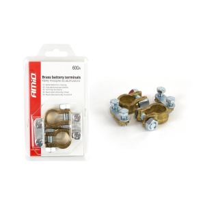 Clema pentru baterie auto din alama 600AMP 2 buc (borne baterie) - Img 2