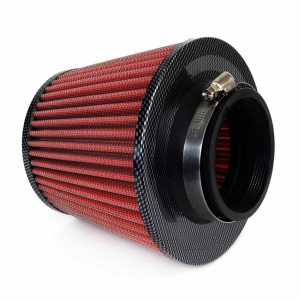 Filtru de aer conic Carbon cu 3 adaptoare - Img 2