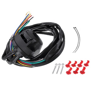 Kit cablaj pentru montaj carlig remorca, priza cu 7 pini, lungime cablu 1,5m - Img 4
