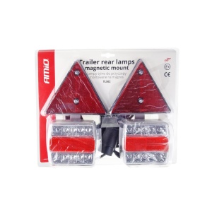 Lampi spate cu magnet pentru remorca 02140 - Img 3