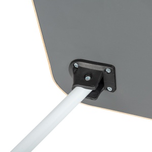 Masa pentru Laptop plianta din MDF, dimensiune 60 x 39,5 cm, cu suport pahar si telefon - Img 5