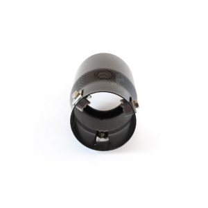 Ornament toba esapament din otel inoxidabil MT 007C cu finisaj carbon - Img 4