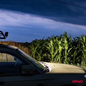 Proiector LED pentru Off-Road, ATV, SSV, culoare 6500K, 6400 lm, tensiune 9 - 36V, dimensiuni 300 x 74 mm - Img 2