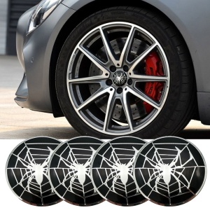 Set 4 buc. ornament central janta, model "Spider", diametru 5cm - Img 1