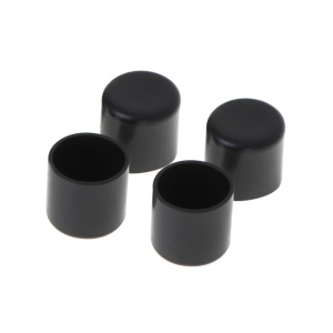 Set 4 buc. protectii anti-zgarieturi picioare scaun, diametru 22mm, culoare neagra - Img 4