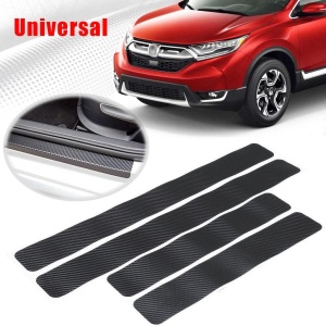 Set 4 bucati protectie praguri Carbon 3D Universal culoare neagra - Img 1