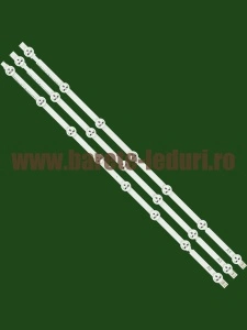 Set barete LED LG 32 inch - 2 barete x 7 leduri + 1 bareta x 8 leduri- ROW2.1 Rev0.09 6916L-1295A, 6916L-1296A, 6916L-1204A, 6916L-1426A - 6916L-1107A + 6916L-1108A