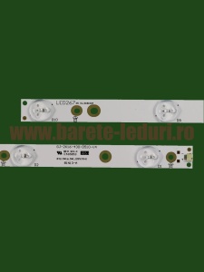 Barete Philips 43" inchi  - 5 barete x 10 leduri - GJ-2K15-430-D510-V4