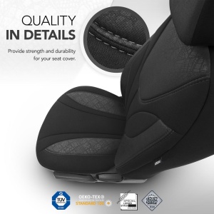 Set huse scaun auto PREMIUM, Universale, nefractionate, OTOM RUBY DESIGN 1201 - Img 8
