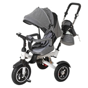 Tricicleta si Carucior pentru copii Premium TRIKE FIX V3 culoare Gri - Img 5