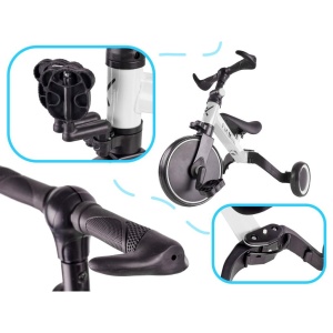 Tricicleta TRIKE FIX MINI, 3in1 adaptabila, culoare Alba - Img 2