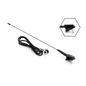 Antena radio auto universala 41cm cu adaptor 5mm ANT01 - Img 2