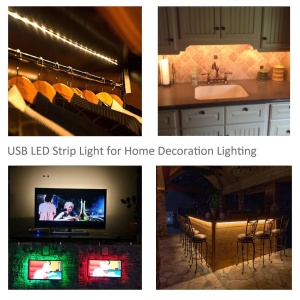 Banda LED cu senzor de miscare pentru Iluminare Mobilier, lungime 1m - Img 2