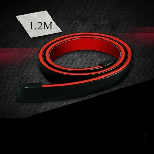 Eleron auto cu lampa stop frana suplimentara pentru autoturisme, 12V, 120cm, Negru - Img 1