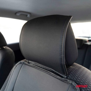 Husa scaun auto cu bile de masaj, suport lombar si tetiera, dimensiuni 147 x 68 cm, culoare Neagra - Img 3