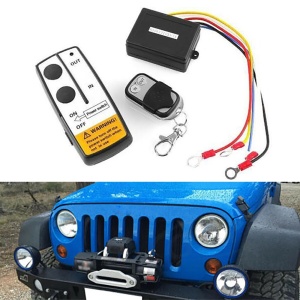 Modul cu 2 telecomenzi Wireless pentru actionare Troliu, destinatie Off-Road, ATV, SSV, QUAD (AVX-T290519-8) - Img 1