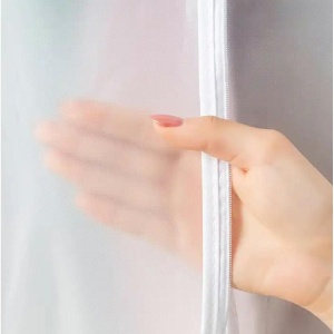 Organizator protectie haine, dimensiune 90 x 60 x 50 cm. culoare transparent, material textil - Img 6