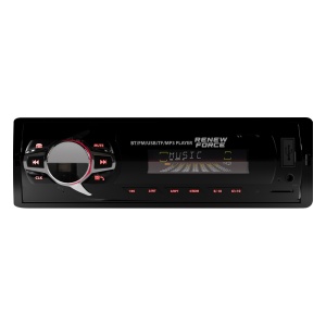 Player Auto dimensiune 1DIN, 4 x 50W, model 7011A, cu Radio, MP3, AUX, Card, Telecomanda - Img 1
