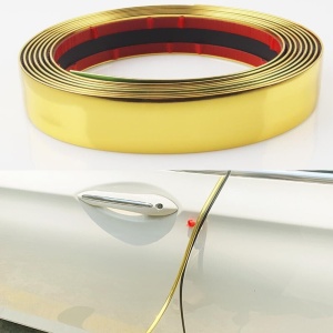 Rola Ornament autoadeziv, 12mm x 15m, culoare Crom GOLD - Img 1