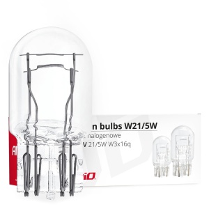 Set 10 becuri cu halogen T20, W21 / 5W, W3x16q - Img 1