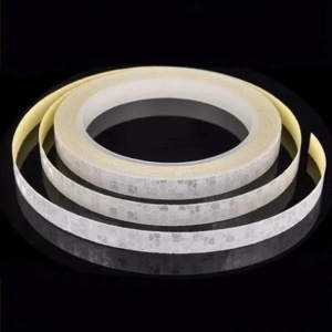 2 x Sticker Reflectorizant "OUTLINE DECO", culoare ARGINTIU, dimensiune 1cm x 8m - Img 2