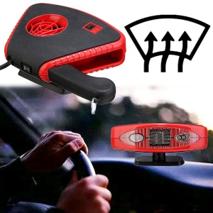 Aeroterma Auto 3in1, pentru ventilatie, incalzire sau dezaburire geam auto, 12V, 150W, cu lanterna - Img 1