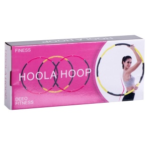 Cerc HOOLA HOOP pentru slabit, diametru 85cm, demontabil - Img 5