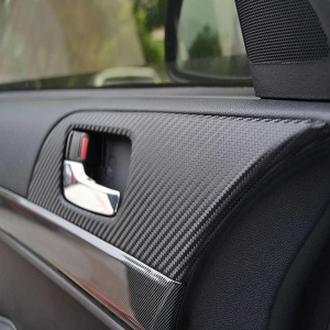 Folie colantare auto Carbon 3D Negru, 3m x 1,27m - Img 5