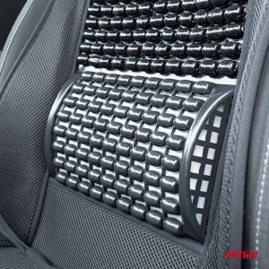 Husa scaun auto cu bile de masaj si suport lombar, dimensiuni 110 x 46 cm, culoare Neagra - Img 3