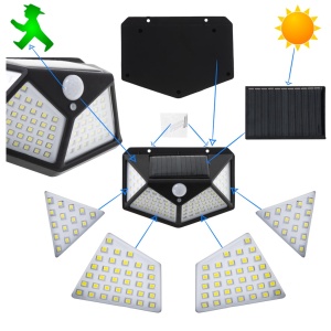 Lampa Solara LED cu senzor crepuscular si senzor de miscare - Img 6