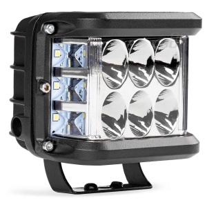 Proiector LED pentru Off-Road, ATV, SSV, culoare 6500K, cu doua functii, tensiune 9 - 36V, dimensiune, 110 x 75 mm - Img 1