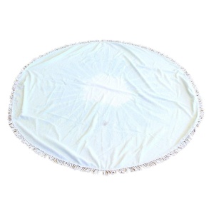 Prosop mare de plaja, super absorbant, forma rotunda, diametru 150cm, model Ananas - Img 3
