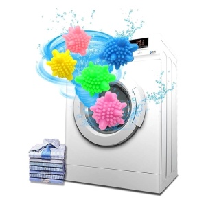 Set 5 bile anti-scamosare si inmuiere a rufelor, pentru masina de spalat - Img 1