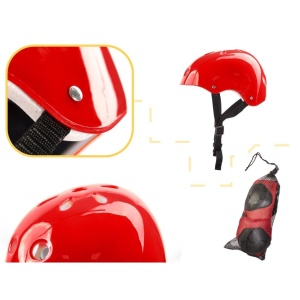 Set Protectie pentru copii, 7 piese, model SKATEBOARD, culoarea Rosie - Img 2
