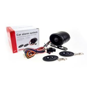 Sistem Alarma auto MINI cu doua telecomenzi - Img 2