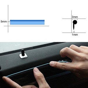 Fir Neon Auto "EL Wire" culoare Albastru, lungime 2M, alimentare 12V, droser inclus - Img 3