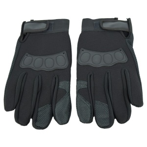 Manusi cu elemente de protectie, cu destinatie Moto, ATV, SSV, QUAD, culoare Neagra - Img 1