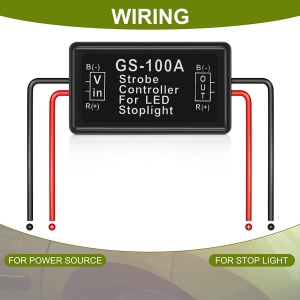 Modul Strobo Flash pentru lampa Stop Frana, alimentare 12V - 24V, auto, moto, camion - Img 5