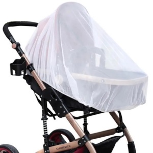 Plasa de Tantari elasatica pentru carucior bebelus, 140 cm - Img 1