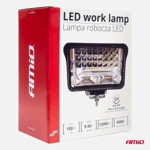 Proiector LED pentru Off-Road, ATV, SSV, putere 150W, culoare 6500K, tensiune 9-36V, dimensiuni 170 x 110 x 60 mm - Img 5