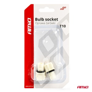 Set 2 socluri bec T10, W5W, W3W, W16W, cu garnitura din cauciuc - Img 4
