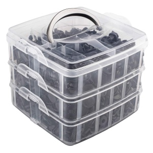 Set cleme - clipsuri reconditionare auto, 620 piese, diferite modele - Img 1