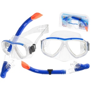 Set Masca + Snorkel pentru inot si scufundari, pentru adulti si adolescenti, dimensiune universala, reglabila - Img 1