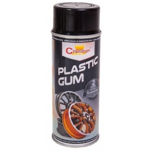 Spray Vopsea Cauciucata pentru Jante, culoare Neagra, 400ml, Champion Color - Img 2